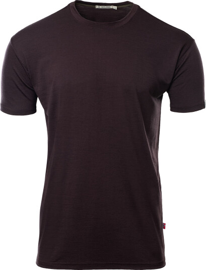Aclima Men's LightWool 180 Classic Tee Chocolate Plum S, Chocolate Plum
