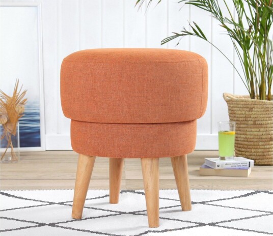 Veccio Sittepuff 47 cm Oransje