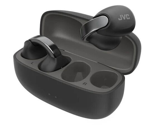JVC Open Ear Nearphone True Wireless Headphones Black JVC Open Ear Nearphone True Wireless Headphones Black