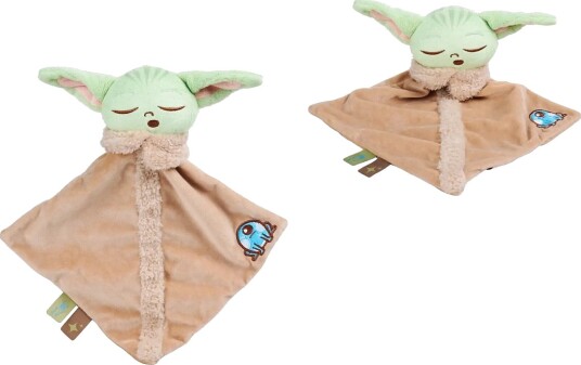 Star Wars Simba Plush Star Wars – Grogu Head With Comforter Green ONE SIZE Star Wars Simba Plush Star Wars – Grogu Head With Comforter Green ONE SIZE