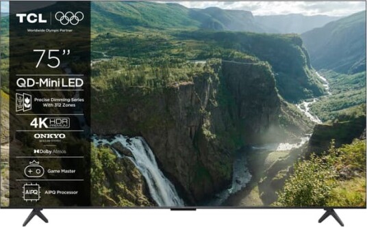 TCL 75" MQLED70K Mini-LED 4K HDR TV TCL 75" MQLED70K Mini-LED 4K HDR TV