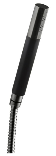 Tapwell Dso14090 Dusjhode Brushed Black Chrome