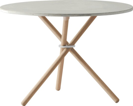Daphne Salongbord 65 cm Lys Betong / Lys Eik