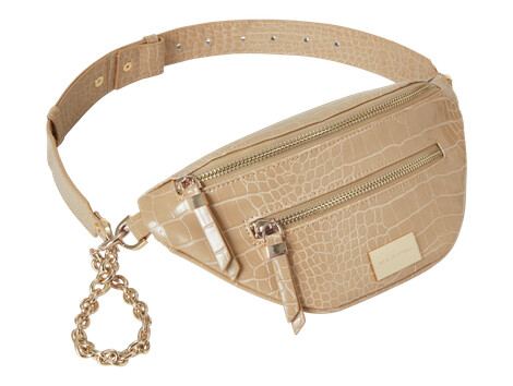 Lola Utility Belt Bag Warm Beige Croco Lola Utility Belt Bag Warm Beige Croco