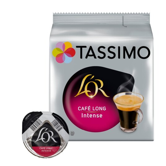 Tassimo L'OR Café Long Intense til Tassimo. 16 kapsler Tassimo L'OR Café Long Intense til Tassimo. 16 kapsler