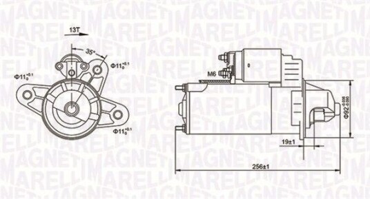 Starter MAGNETI MARELLI 063720977010 Starter MAGNETI MARELLI 063720977010