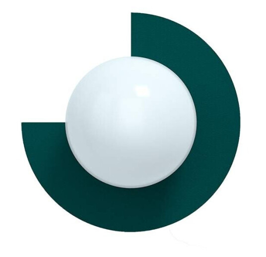 Swedish Ninja - Candy Big Circle 270 L Vegglampe Peacock Green Swedish Ninja