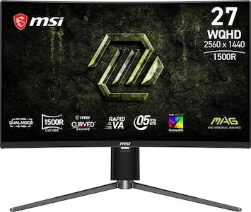MSI 27" curved gamingskjerm MAG 274CQPDF X32 9S6-3CE34T-031