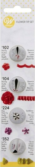 Wilton Tippsett Blomster #102 #104 #224 #352
