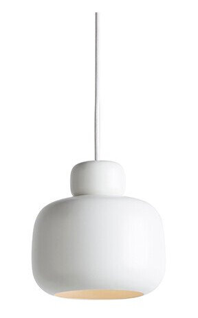 Woud - Stone Pendel Small Hvit