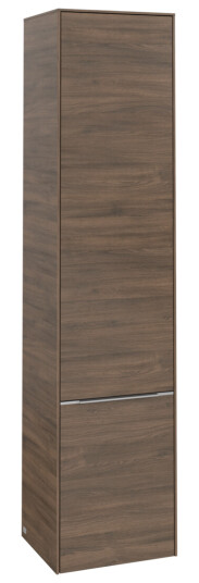 VILLEROY & BOCH SUBWAY 3.0 HØYSKAP 40X171 VENSTRE 2 DØRER ARIZONA OAK HÅNDTAK I KROM