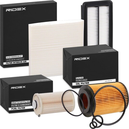 Filtersett RIDEX 4055F34729