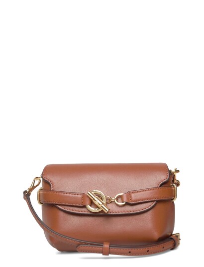 Lauren Ralph Lauren Natural Smth Leathr Blke Sm Crs Cxb   Brown   ONE SIZE