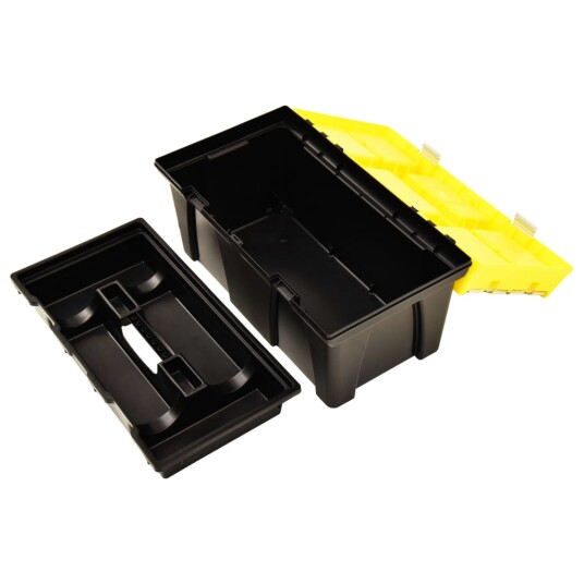  Verktøykasse Plast 595x337x316 Mm Gul