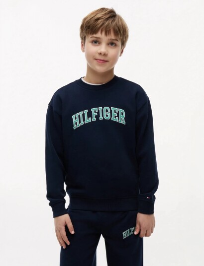 Tommy Hilfiger Hilfiger Varsity Sweatshirt   Navy   176