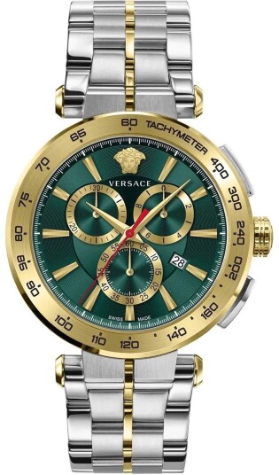 Versace Herreklokke VE6CA0523 Aion Grønn/Stål Ø45 mm