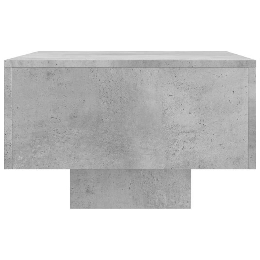 vidaXL Salongbord betonggrå 100x49,5x31 cm konstruert tre