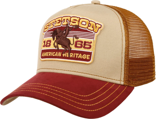 Stetson Heritage Rodeo Trucker Cap Wine OSFA