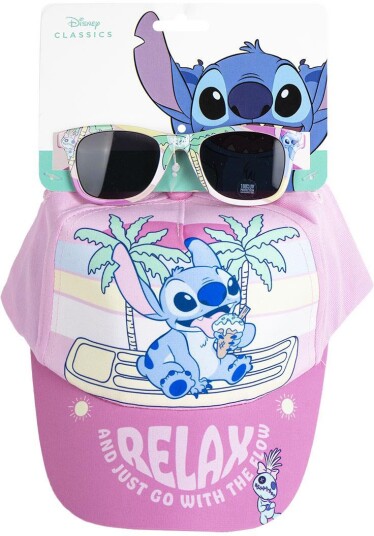 Disney Lilo and Stitch Kaps & Solbriller Rosa Disney Lilo and Stitch Kaps & Solbriller Rosa