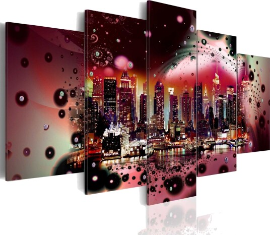 Bilde The Colours Of New York 100x50 Artgeist sp. z o. o.