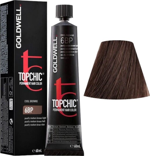 Goldwell Topchic Hair Color 6BP Pearly Couture Brown Light 60 g Goldwell Topchic Hair Color 6BP Pearly Couture Brown Light 60 g