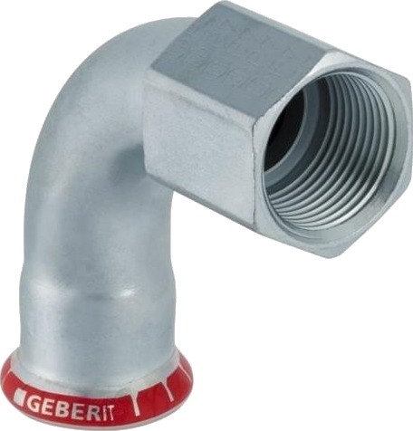 Geb. Mapress Fz Bøjn 90° 28 Geberit Mapress Fz Bøjning 90° Med Indv.Gevind 28Mm Rp1/2 Geb. Mapress Fz Bøjn 90° 28 Geberit Mapress Fz Bøjning 90° Med Indv.Gevind 28Mm Rp1/2