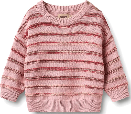 Wheat Jacquard Pullover Harlow Pink 68