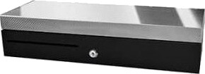 Apg Cash Drawer Ecd460 Manuell Pengeskuff Rustfritt Stål Sort Rustfritt Stål