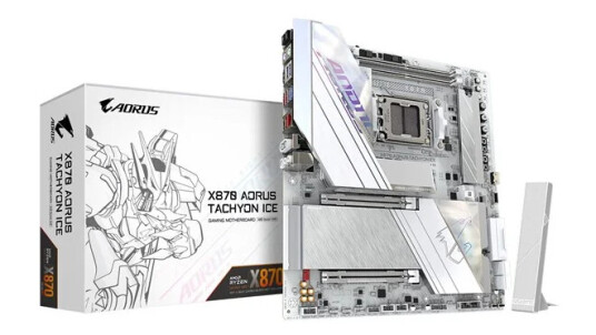 Gigabyte AORUS X870 Hovedkort med DDR5, AM5, Wi-Fi 7