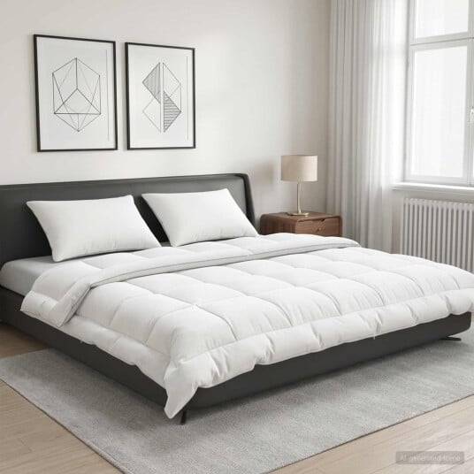 vidaXL Dyne TRIER 200x200 cm 4 årstider 220 GSM 100% australsk ull