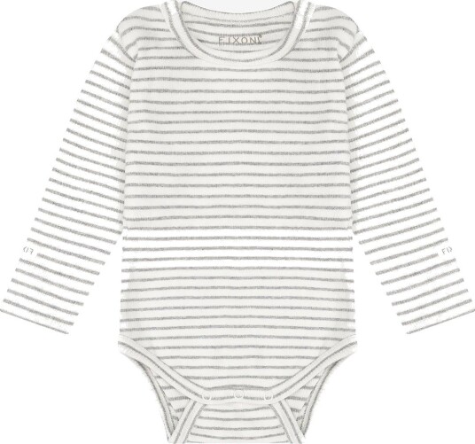 Fixoni Body Ls Rib FLINT GRAY MELANGE 50