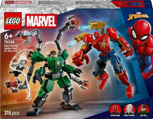 Lego Mech Kamp Spider Man Mot Doc Ock 76338 Green One Size