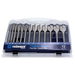 Thürmer Flatbor sett 6 25 mm Herdet standard 13 stk. Thürmer Flatbor sett 6 25 mm Herdet standard 13 stk.