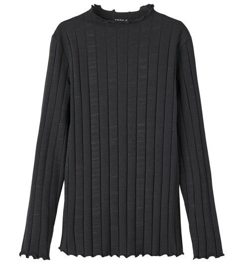 Name It Nkfnoline Ls Slim Top Noos Black 146 152