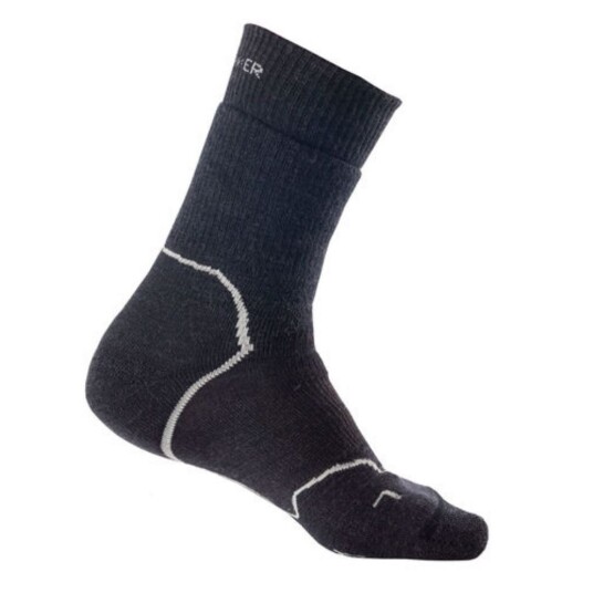 Icebreaker  Mens Hike+ Heavy Crew, K50 Jet/Twister/Black, M