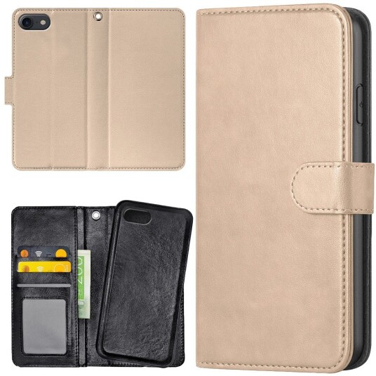 Lommebok Deksel Beige for iPhone 16e