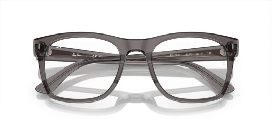 Briller rb7228 8257 fra Ray Ban Grå Plast Oval large