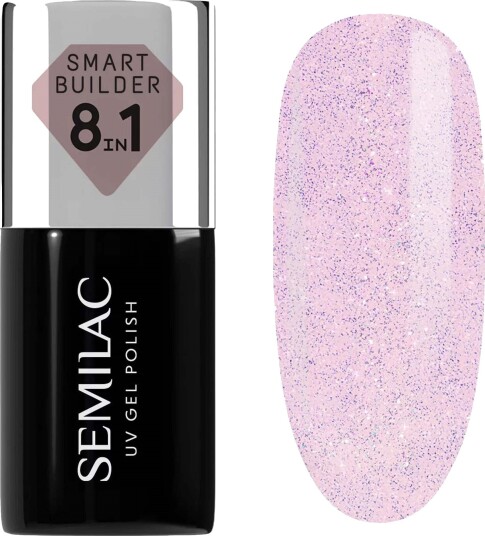 SEMILAC Smart Builder 806 Glitter Delicate Pink