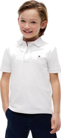 Tommy Hilfiger Flag Polo Ss White 92