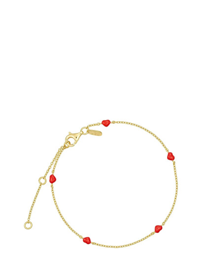 DESIGN LETTERS Little Big Love Multiple Hearts Bracelet Goldplated |Guld |One Size DESIGN LETTERS Little Big Love Multiple Hearts Bracelet Goldplated |Guld |One Size