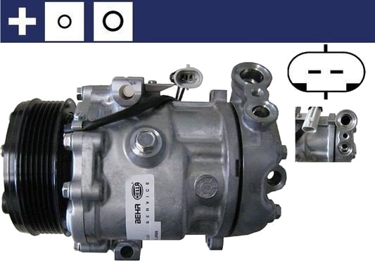 AC kompressor MAHLE ORIGINAL ACP 83 000S