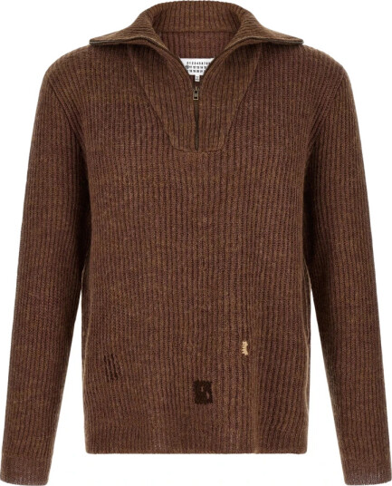 Maison Margiela Herre Strikkevarer Brun M,