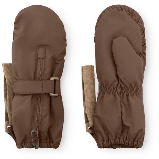 Mini A ture Chestnut Brown Matcesar Fleece Lined Votter 12-18 mdr Mini A ture Chestnut Brown Matcesar Fleece Lined Votter 12-18 mdr