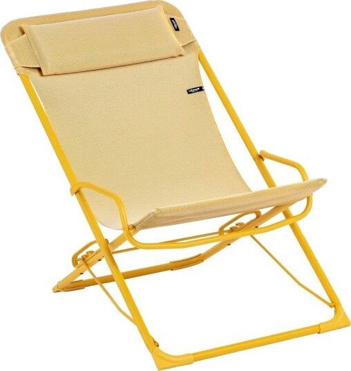 Transaswing Folding Rocking Deckchair, Yellow