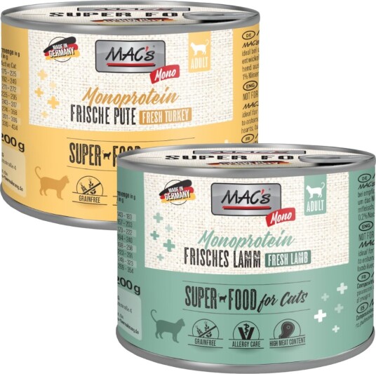 Mac´S Cat Mono Sensitive Blanding Lam & Kalkun 12 X 200 G Mac´S Cat Mono Sensitive Blanding Lam & Kalkun 12 X 200 G