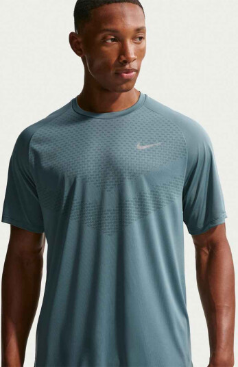 Nike Dri Fit Advanced Stride Short Sleeve Top Grønn L