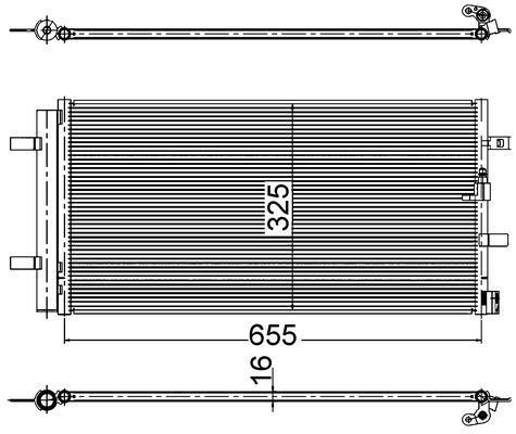 Kondensator MAHLE ORIGINAL AC 2 000S