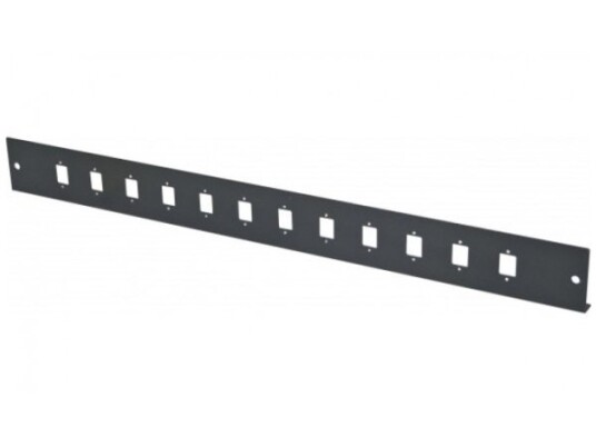 Fiberoptisk Frontpanel Uutstyrt For Fiberoptisk Skjøteboks 12 X Lc Dupleks (395417)