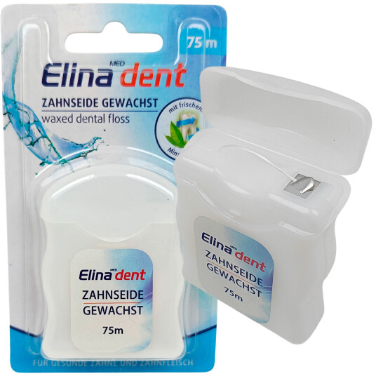 Tanntråd uten PFAS Elina Waxed Mint 75 mtr. Tanntråd uten PFAS Elina Waxed Mint 75 mtr.
