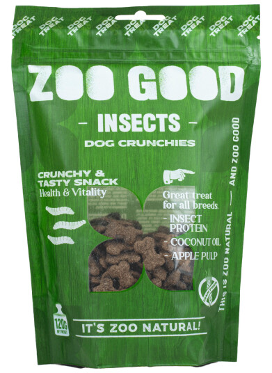 Zoo Good Crunchy Insekt-godbiter til hunder 120g